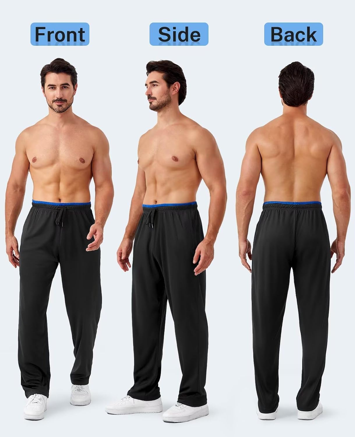 Thumbnail 1 de OZYJD Mens Sweatpants 5-pack mesh joggers