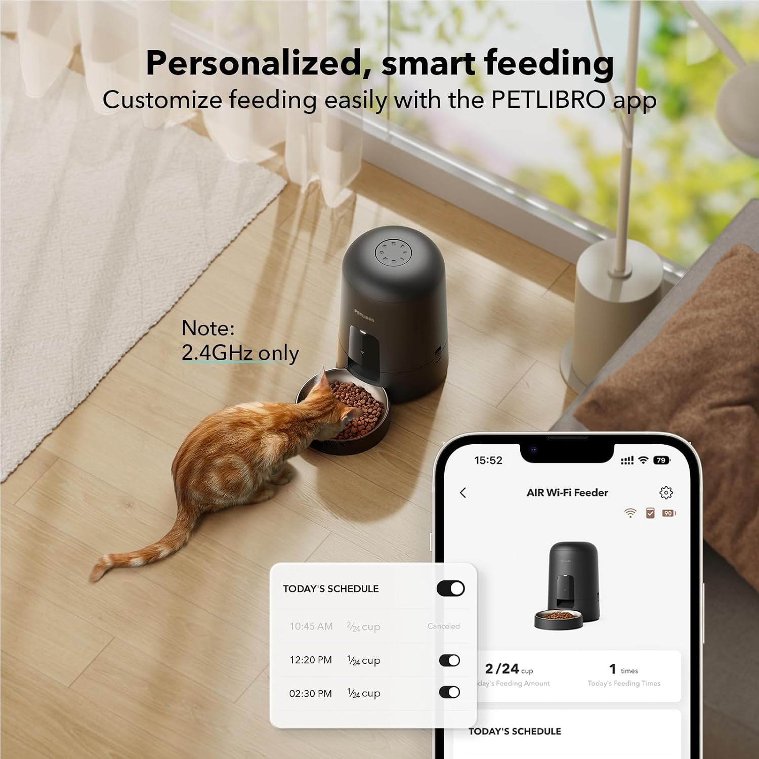 Detalle 2 de PETLIBRO Automatic Cat Feeder 30 days ⬇️ 🐱