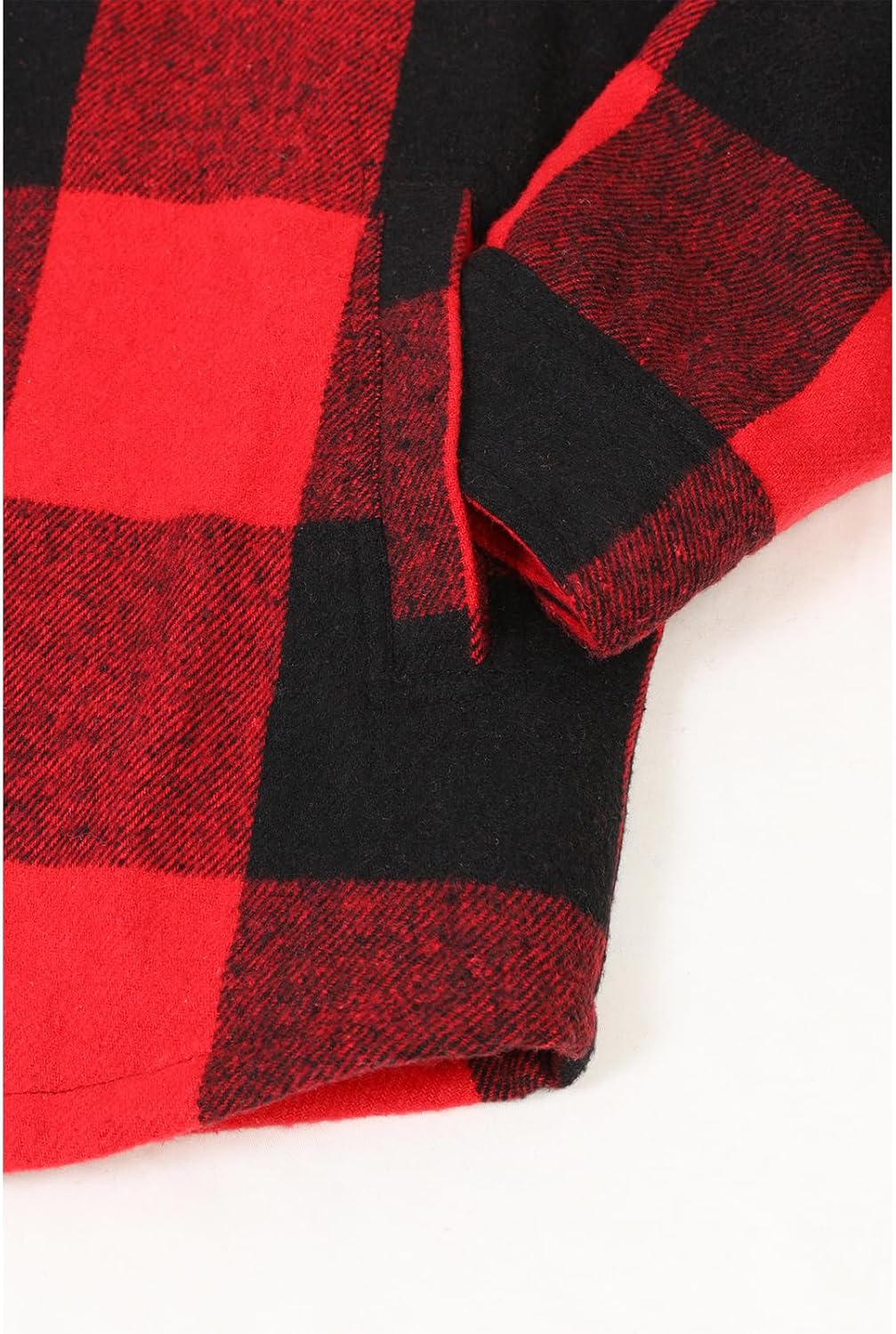 Thumbnail 5 de ZENTHACE Men's Sherpa-Lined Flannel Shirt Jacket, Snap-Front, 9 oz