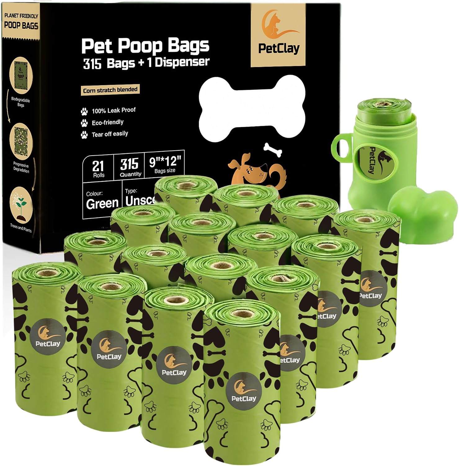 Thumbnail 6 de Petclay Dog Poop Bags 540 Biodegradable