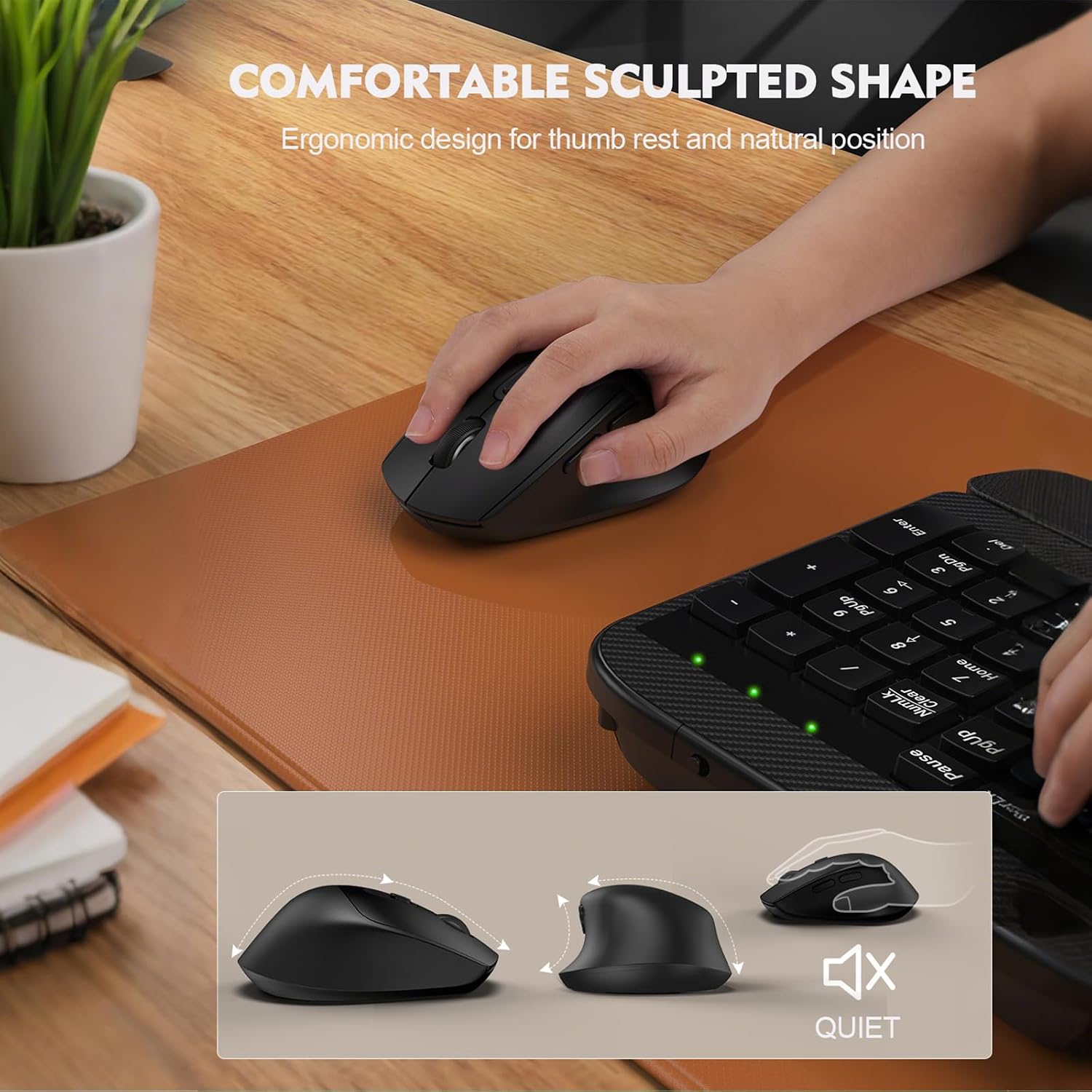 Thumbnail 6 de Wave Keys Wireless Keyboard Mouse Combo