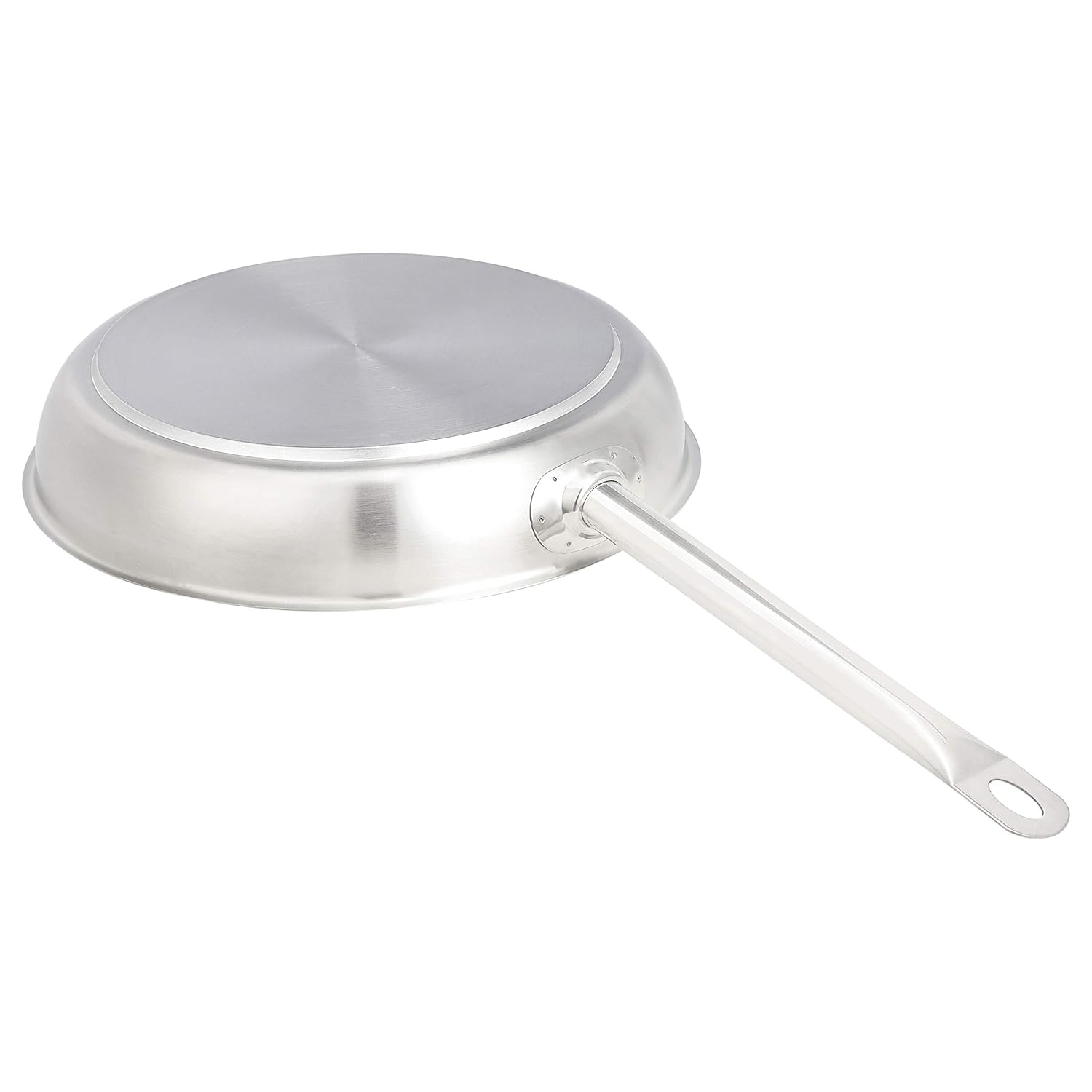 Thumbnail 1 de Amazon Basics Bratpfanne 28 cm aus Edelstahl mit Aluminiumboden – robust, induktionsgeeignet