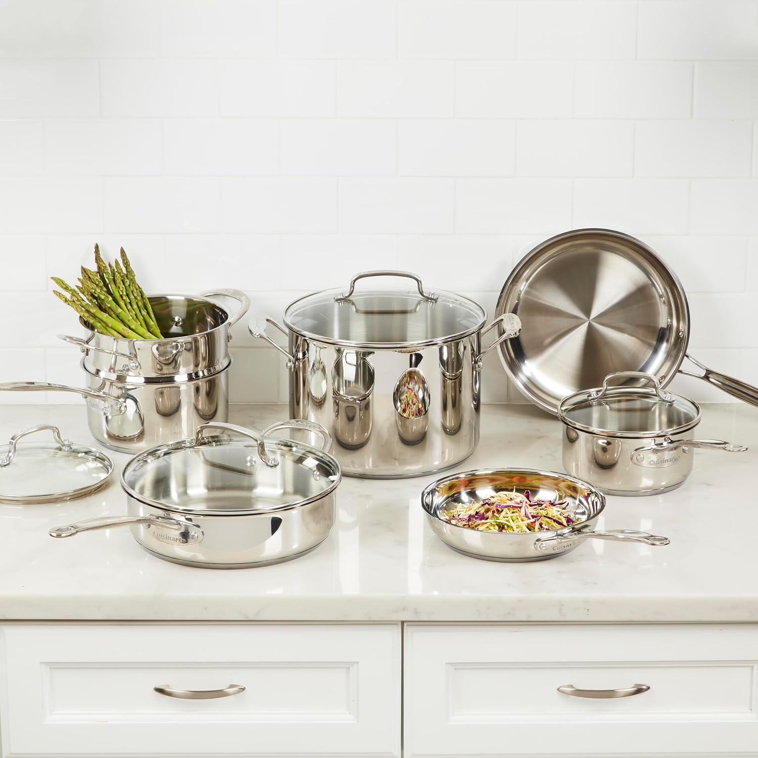 Detalle de Cuisinart Chef’s Classic 11-piece cookware set