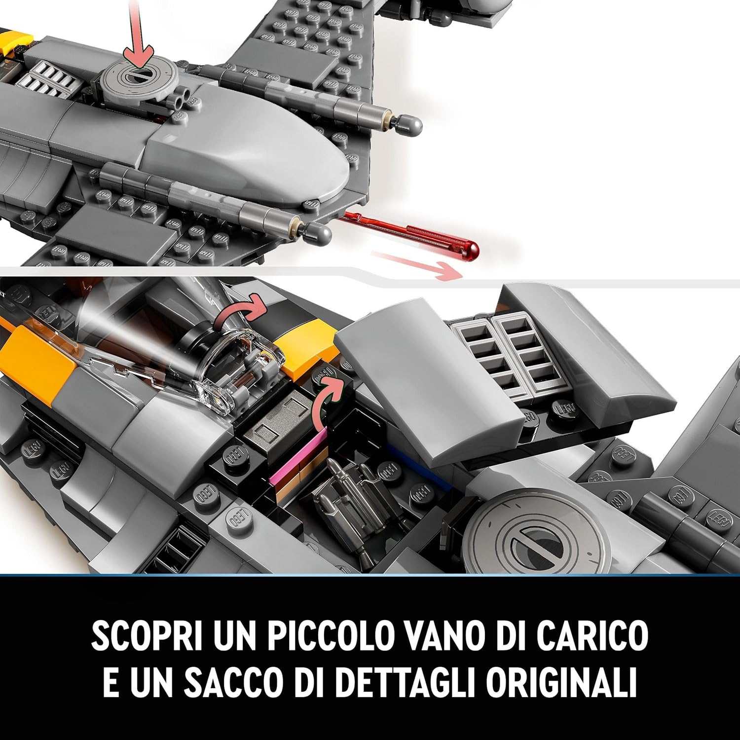 Thumbnail 3 de LEGO Star Wars Starfighter N-1 del Mandaloriano (75325)
