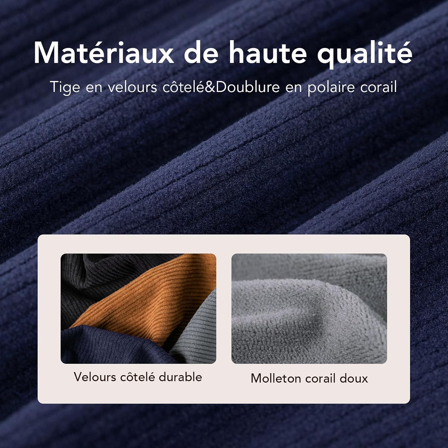 Detalle 2 de VeraCosy chaussons respirants homme mémoire foam