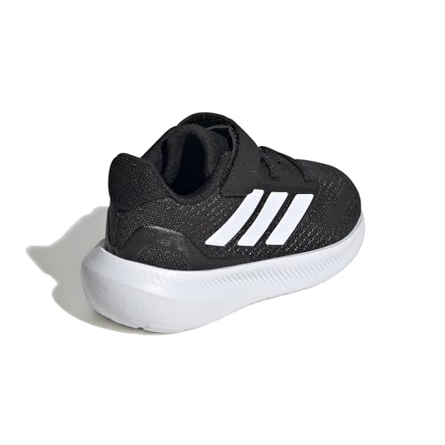 Thumbnail 7 de adidas Unisex niños RUNFALCON 5: zapatillas con Cloudfoam y cordones elásticos, Core Black/Cloud White