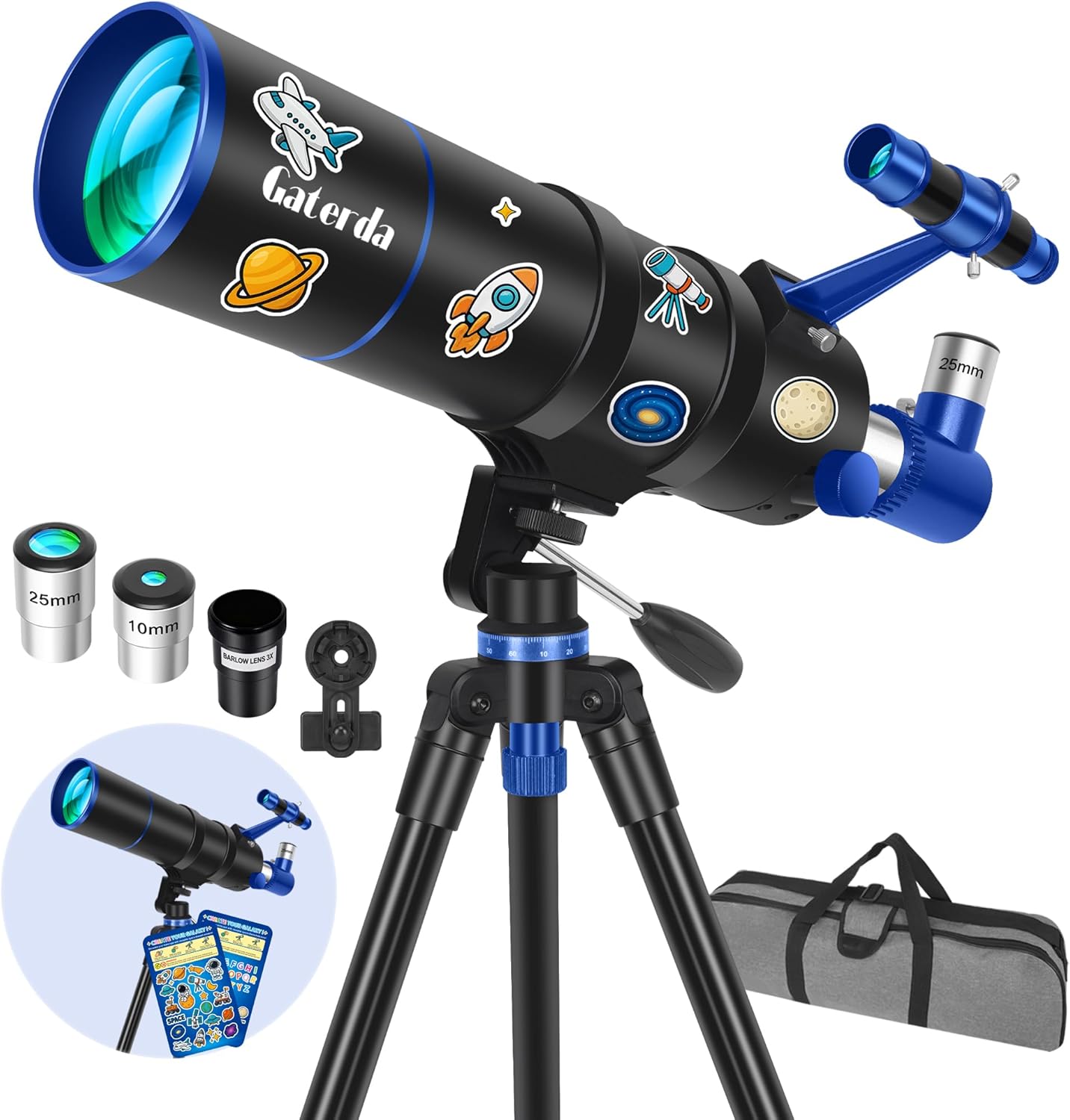Gaterda Telescopio Astronomico 90/550mm: strumenti utili per adulti e principianti