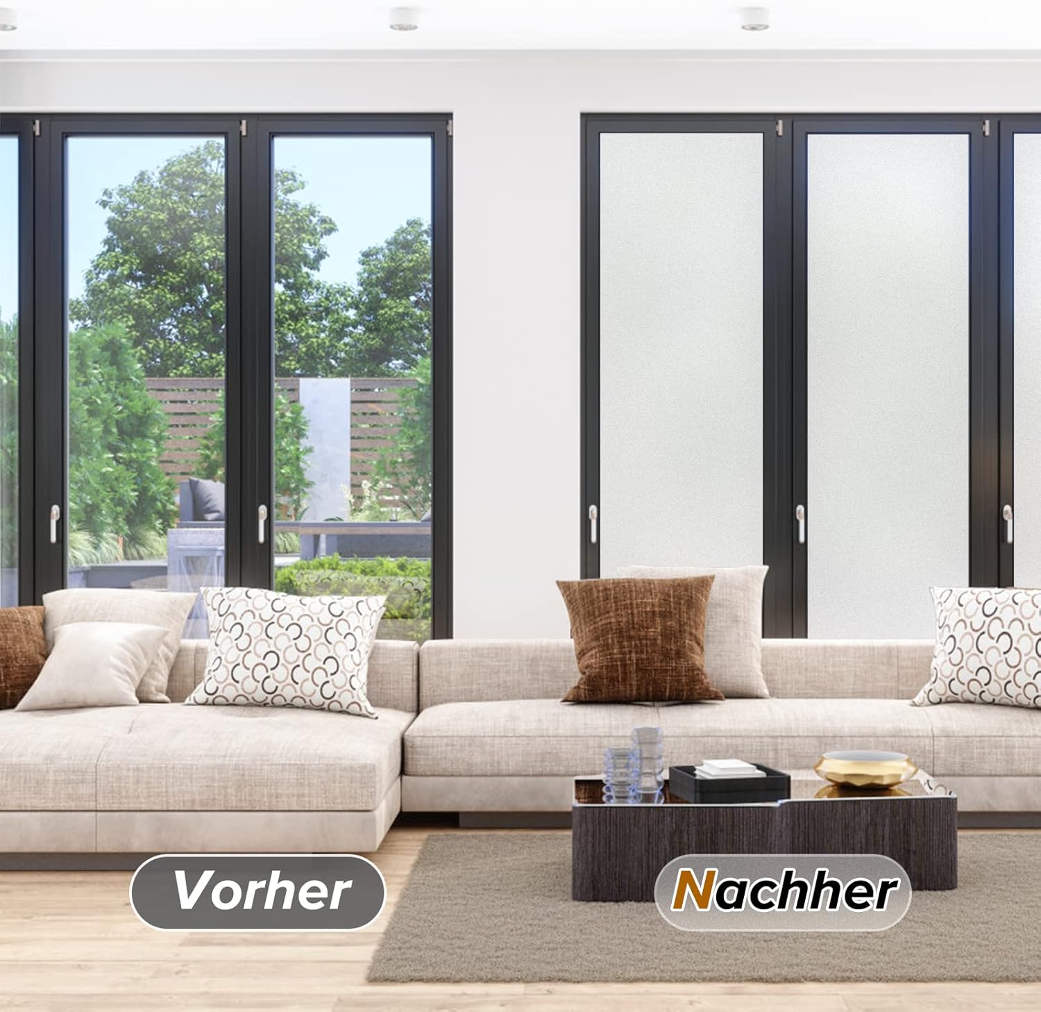 Thumbnail 6 de rabbitgoo Fensterfolie Blickdicht Sichtschutz 44,5 x 200 cm