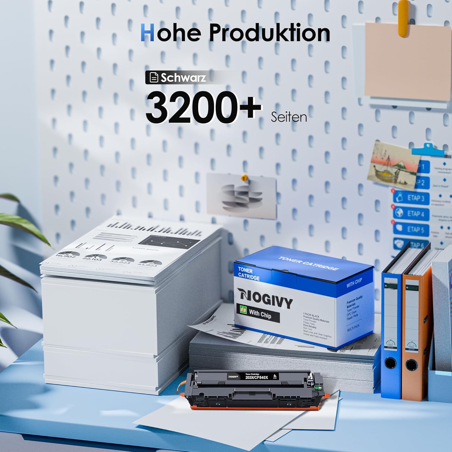 Thumbnail 2 de NOGIVY 203X CF540X Schwarz Toner