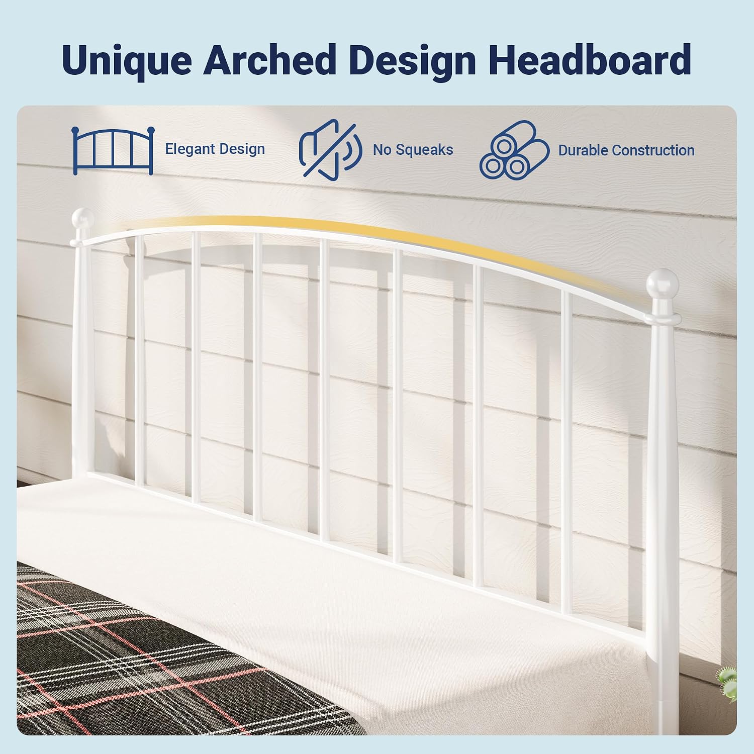 Thumbnail 4 de Allewie Metal Queen Bed Frame