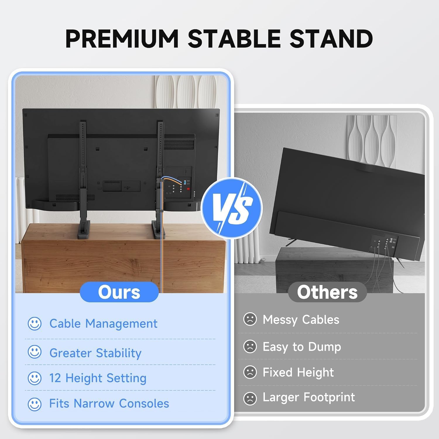 Thumbnail 4 de TV stand table top support 68kg VESA