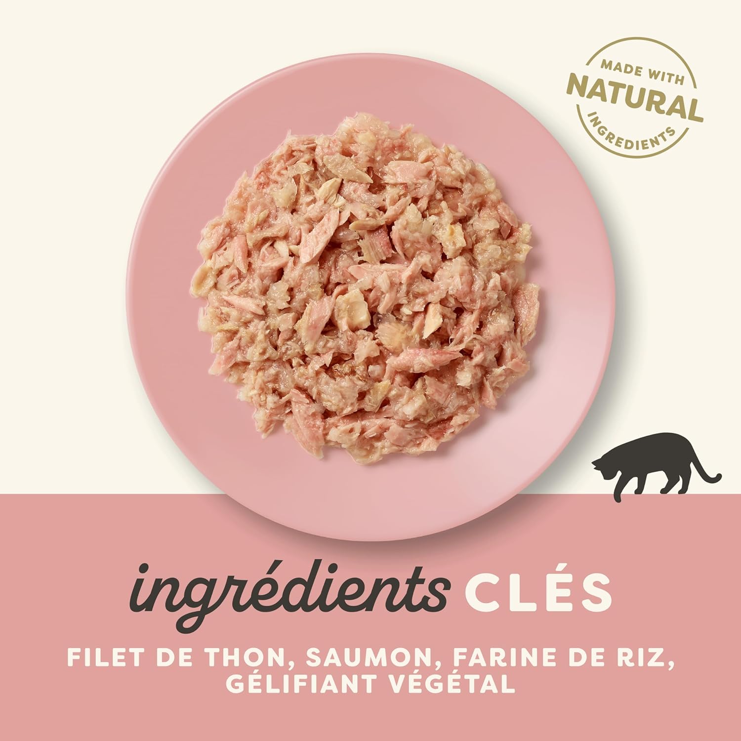 Detalle de Applaws Natural Wet Cat Food, Tuna Fillet with Salmon in Jelly – Lot de 24 boîtes de 70 g