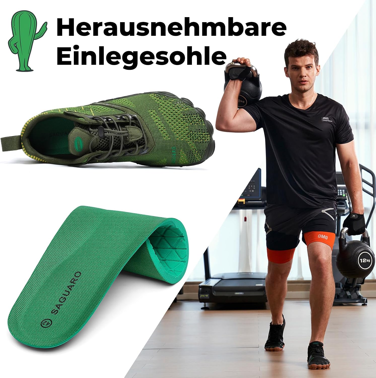 Thumbnail 4 de SAGUARO Unisex Barfußschuhe Outdoor – Zehenfreiheit, Zero-Drop und faltbar