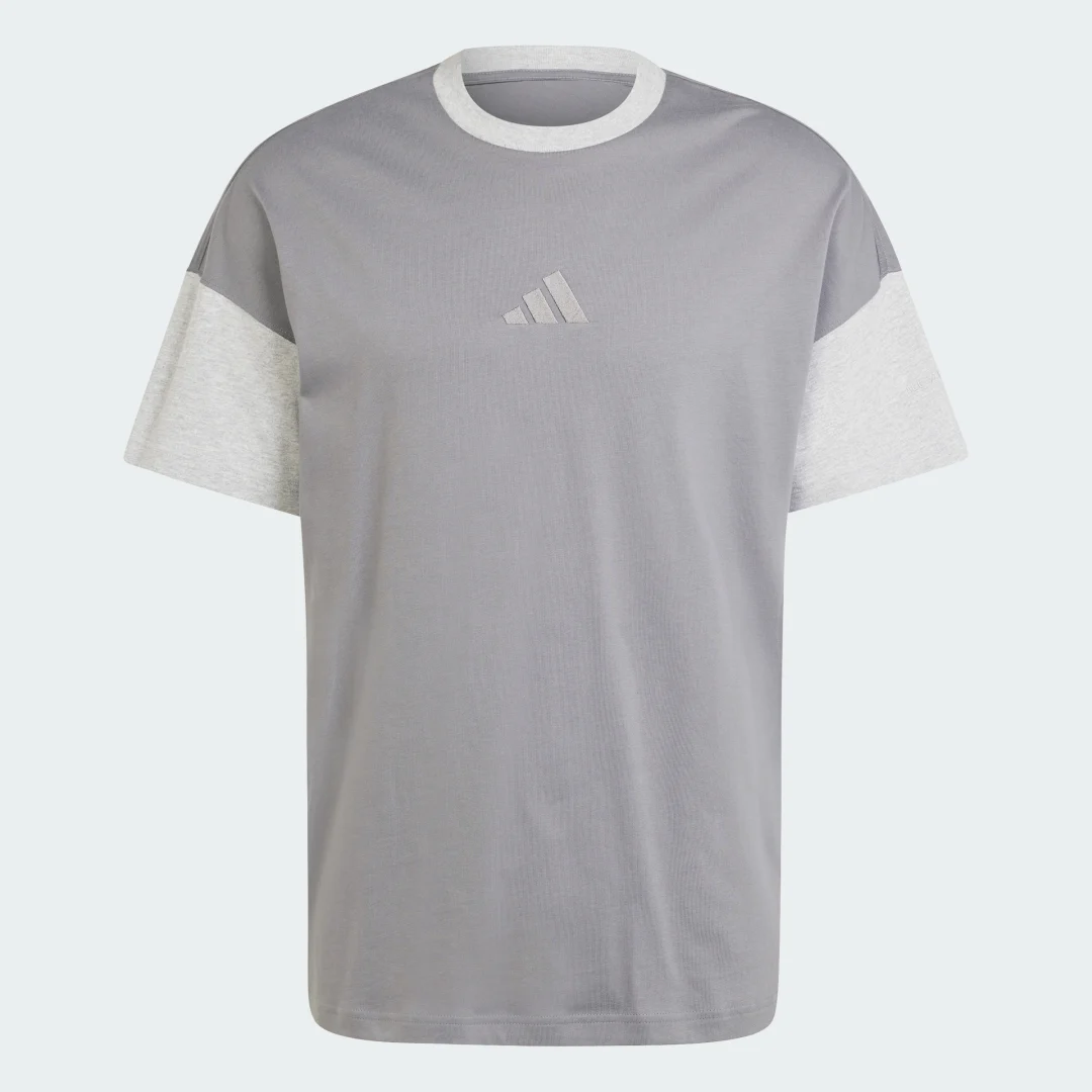 Detalle 2 de Camiseta Adidas ALL SZN Colorblock – Gris