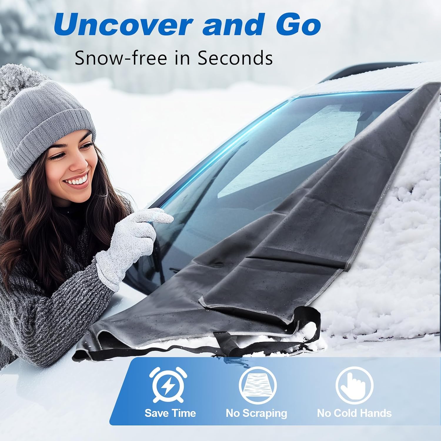 Thumbnail 1 de DooGooCoo Upgraded 7-Layer Snow Cover