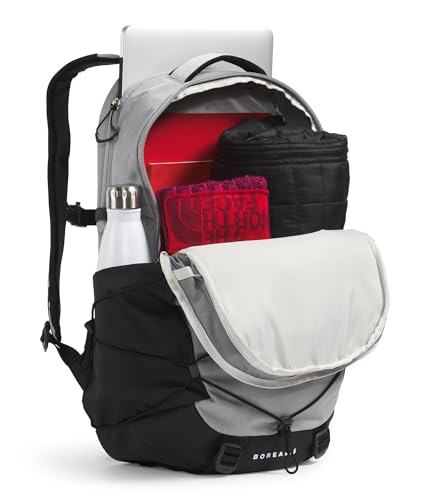 Detalle de The North Face Borealis Laptop Pack - Meld Gy Dk Hth / TNF Blk-NPF, OSFA
