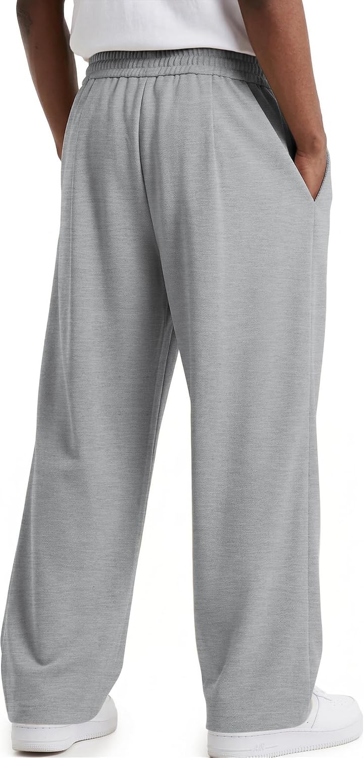 Detalle 1 de COOFANDY Men's Open-Bottom Sweatpants