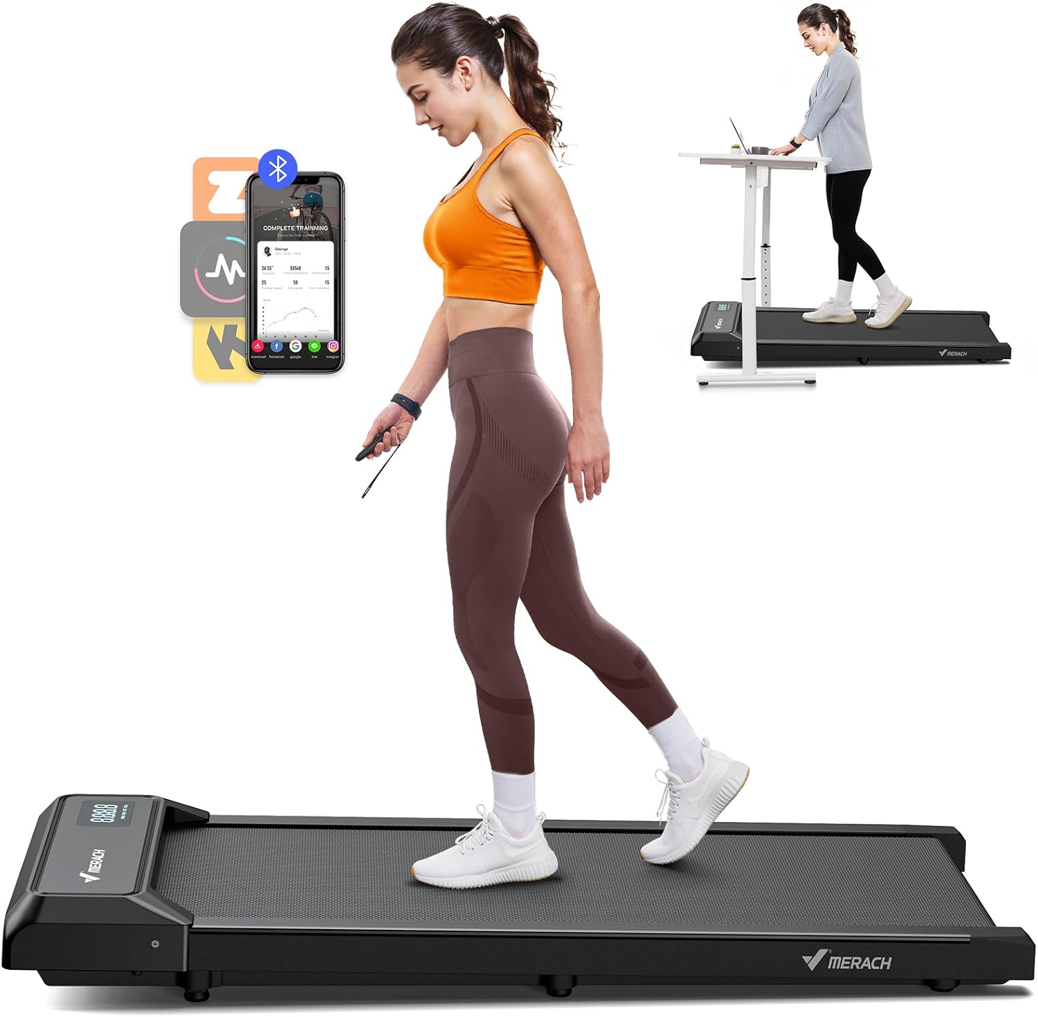 MERACH Tapis de Course 2,75 HP