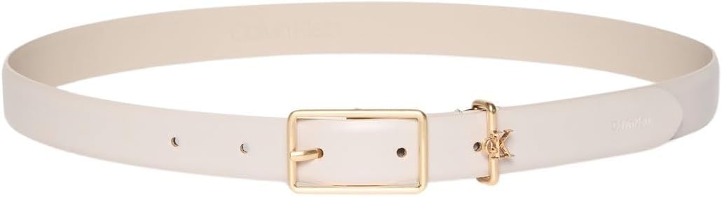 Detalle de Calvin Klein Donna Cintura Square Buckle Loop con logo, larghezza 2,5 cm
