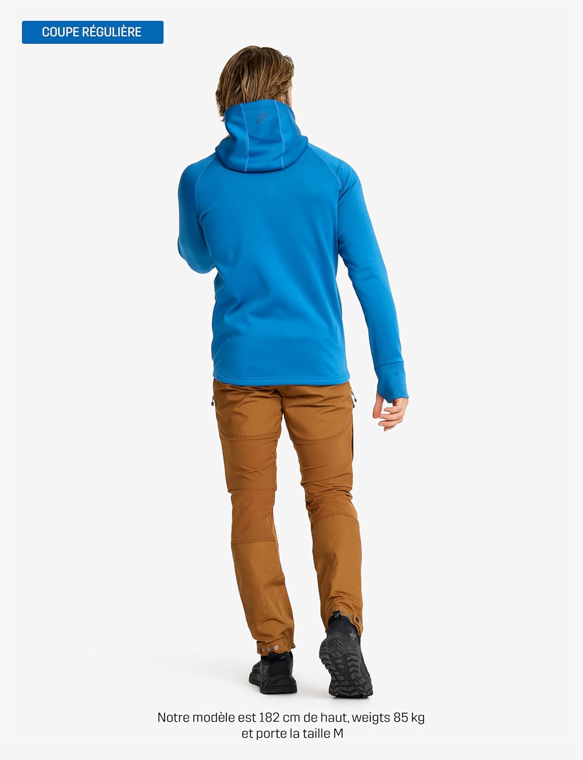 Thumbnail 3 de RevolutionRace Evolution Stretch Fleece Hoodie zippé homme : sweat à capuche technique pour la randonnée