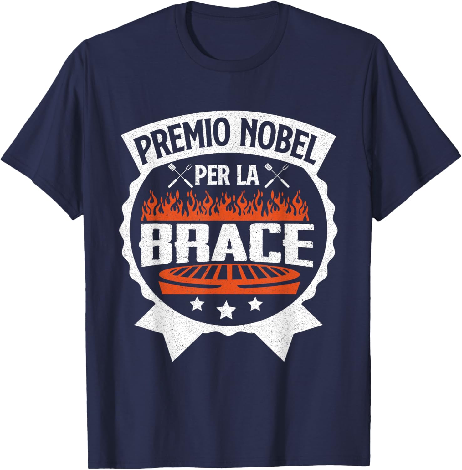 Detalle 2 de BBQ Barbecue Dalla Griglia Regali Premio Nobel Per La Brace – Maglietta