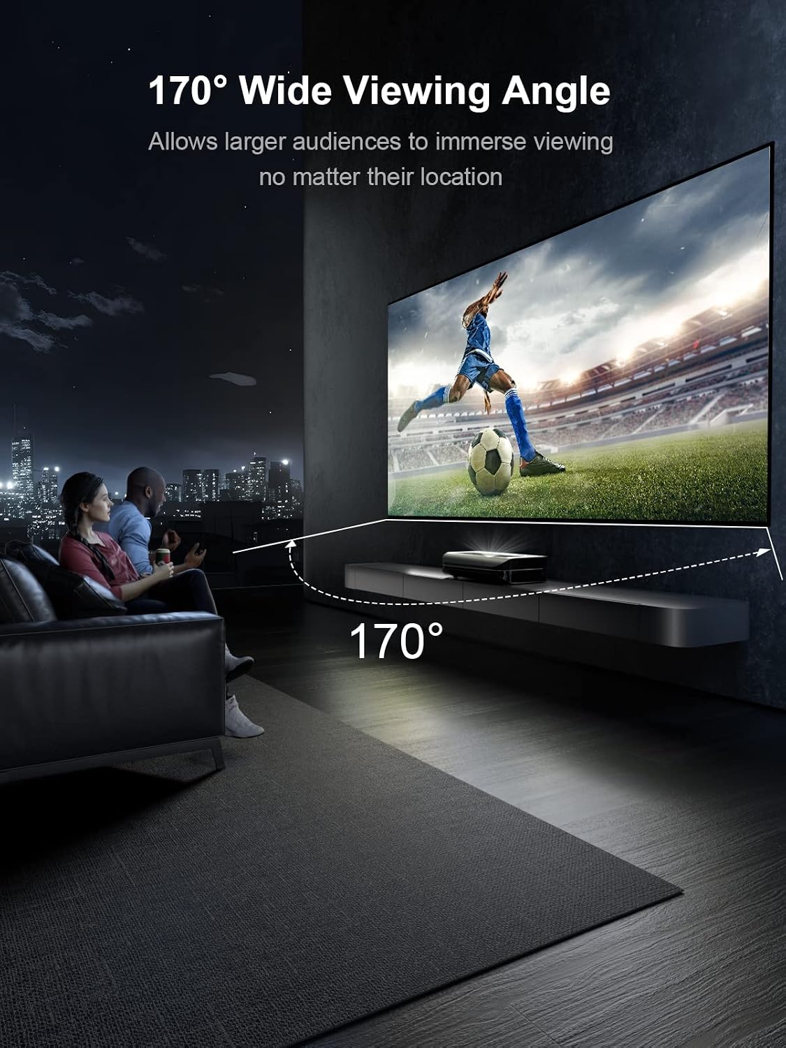 Detalle de AWOL VISION 100 inch Fixed Frame Projector Screen
