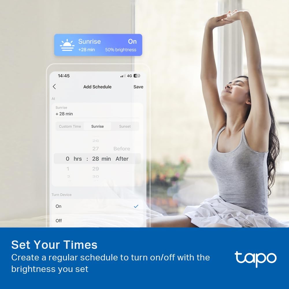 Thumbnail 3 de TP-Link Tapo L510E Smart LED Bulbs 800 lm