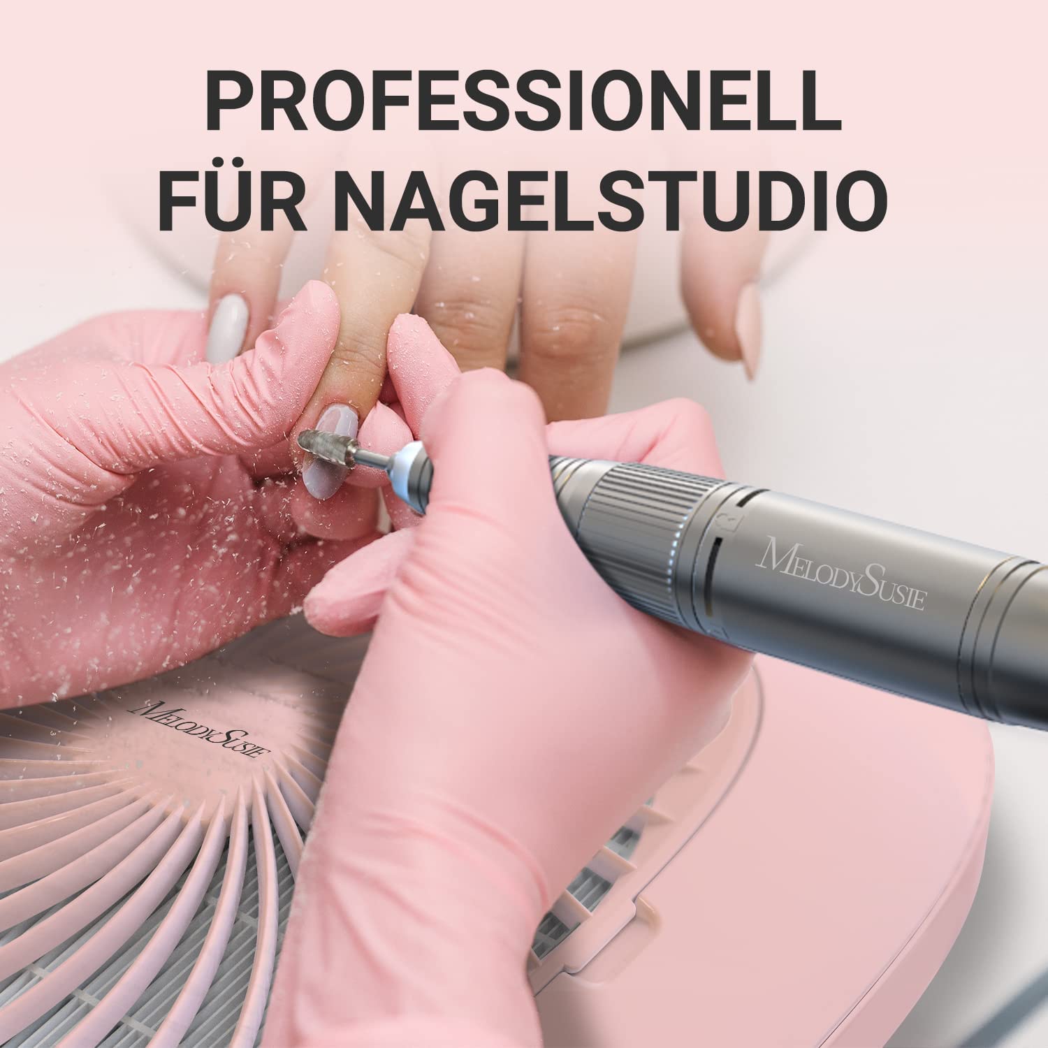 Thumbnail 1 de MelodySusie Nagelstaubsauger mit Filter DR-3011 – leise, leistungsstark und kompakt für Nagelstudiо & Zuhause