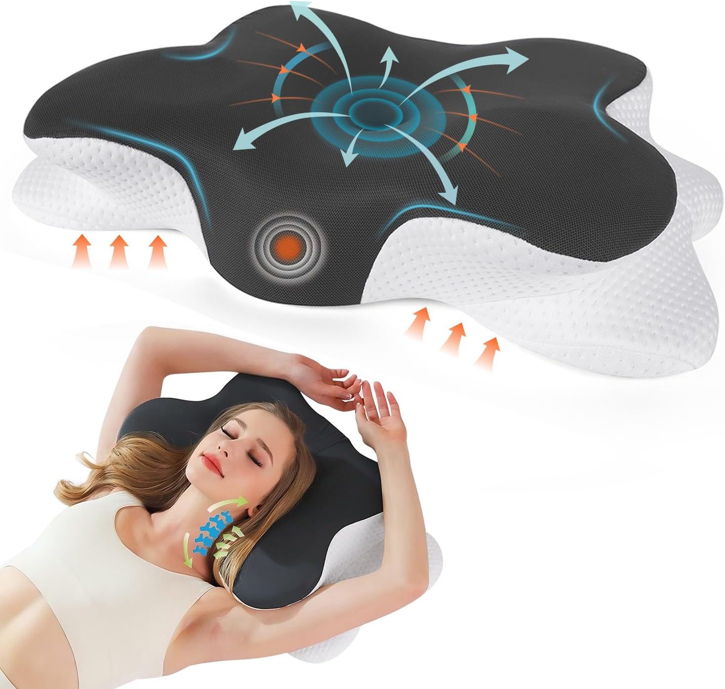 Imagen de Nourideaux Nackenstützkissen mit Memory Foam en OfertitasTOP