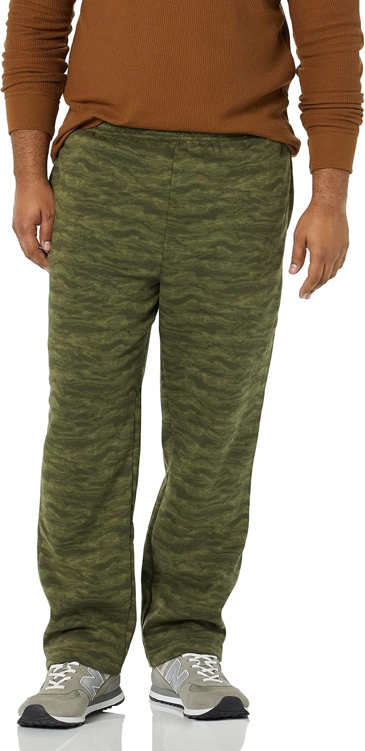 Thumbnail 2 de Amazon Essentials men’s fleece open-bottom sweatpants (big and tall)