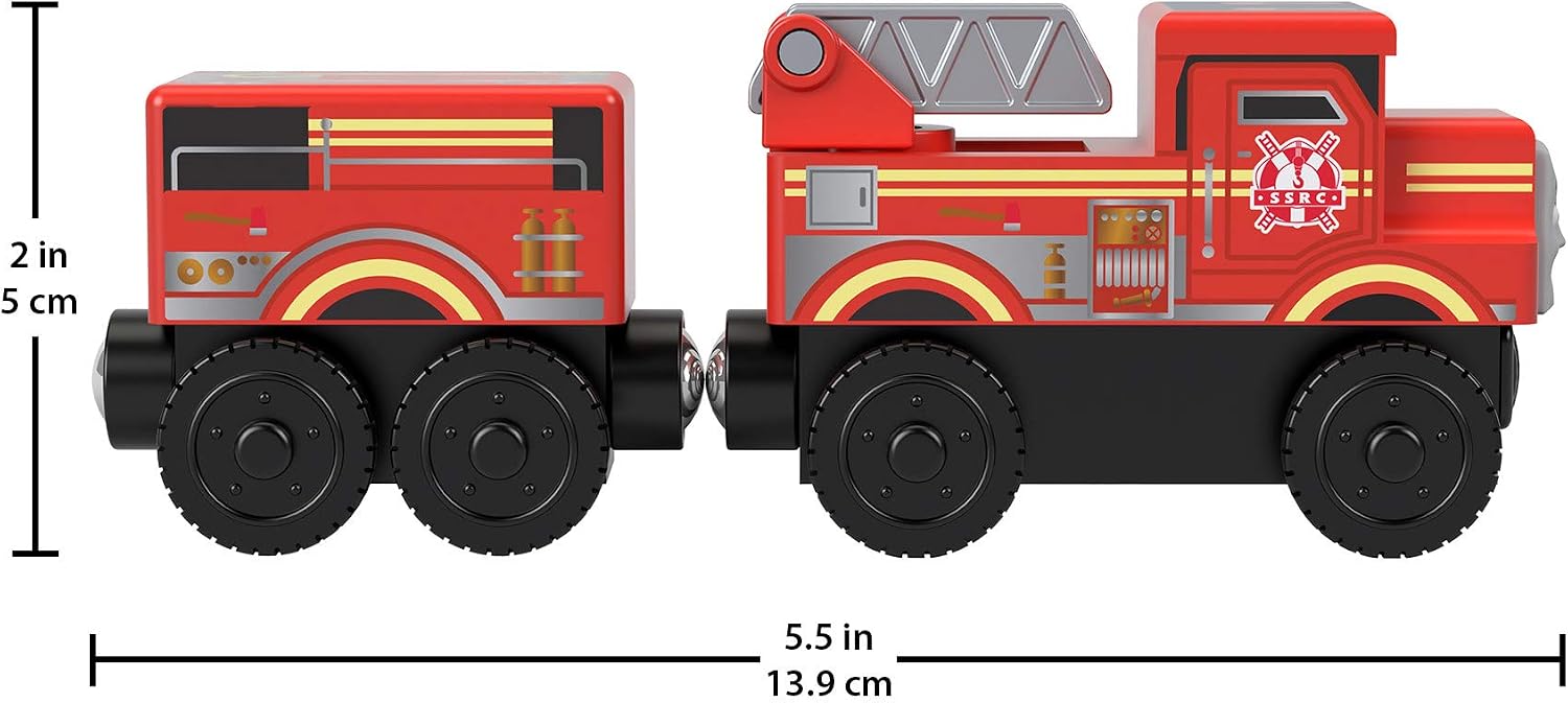 Detalle de Thomas & Friends GGG64 – drewniany pociąg Tomek z wagonikiem towarowym