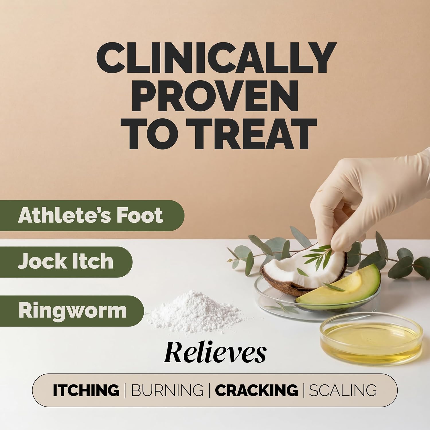 Detalle 1 de Puriya Antifungal Balm, 2 oz for Athlete’s Foot, Jock Itch & Ringworm