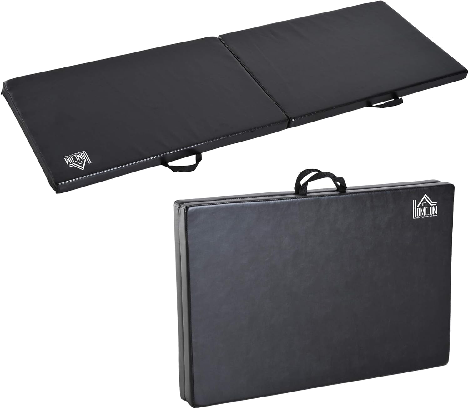 Thumbnail 6 de HOMCOM tapis de gymnastique yoga pilates fitness pliable grand format en simili cuir