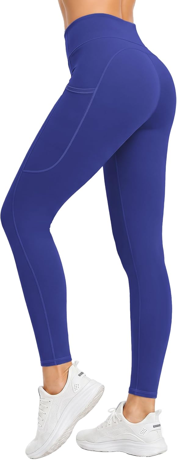 Detalle de AMLEER Women's Leggings, High-Rise