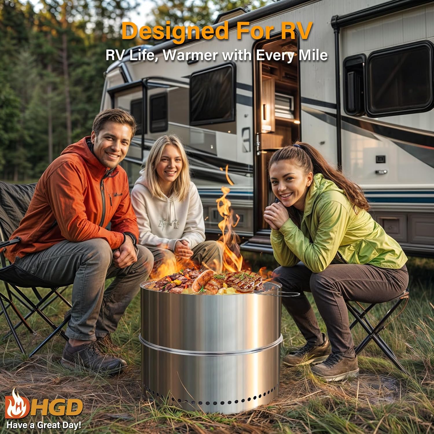Thumbnail 4 de HGD 19.8 Inch Smokeless Firepit 🌲