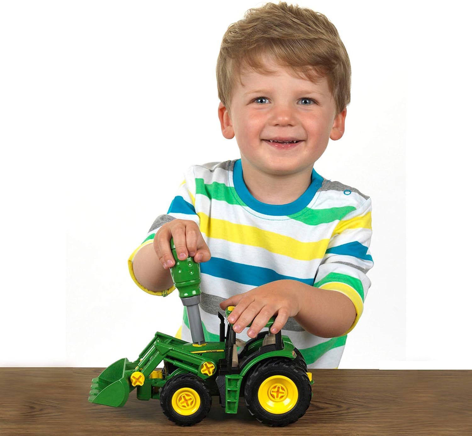 Thumbnail 6 de Theo Klein 3903 Trattore John Deere con sollevatore frontale, contrappeso e parti smontabili (1:24)