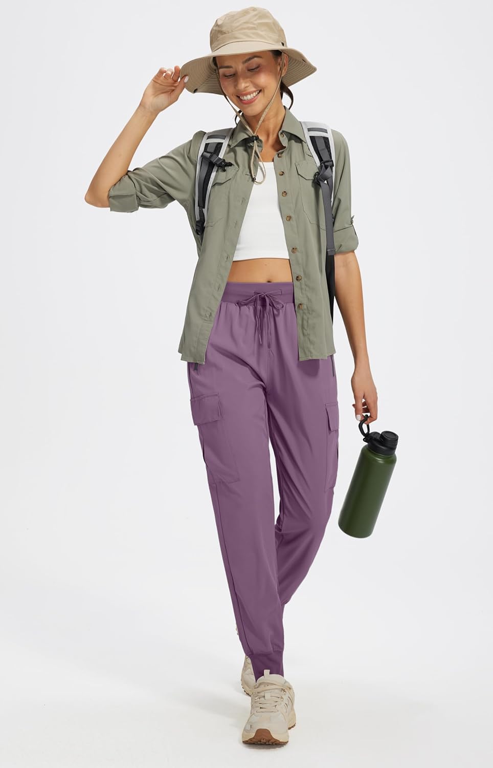 Thumbnail 6 de Libin Damen Cargohose Jogginghose Leichter Trekkinghose – Wasserdicht, schnelltrocknend und flexibel