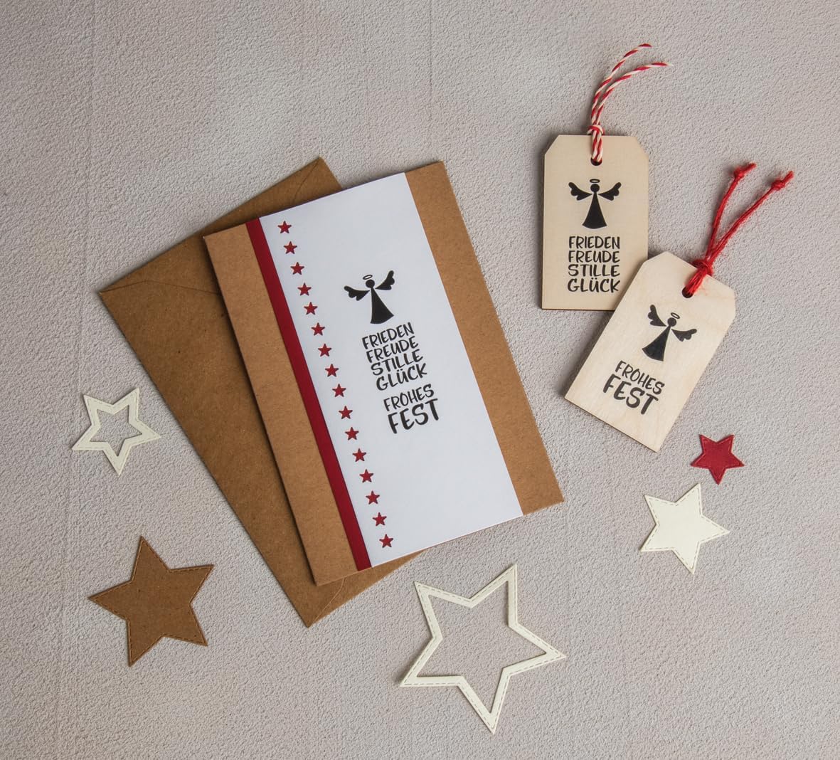 Thumbnail 4 de Rayher Stempel Holz Weihnachtsengel 3x8 cm