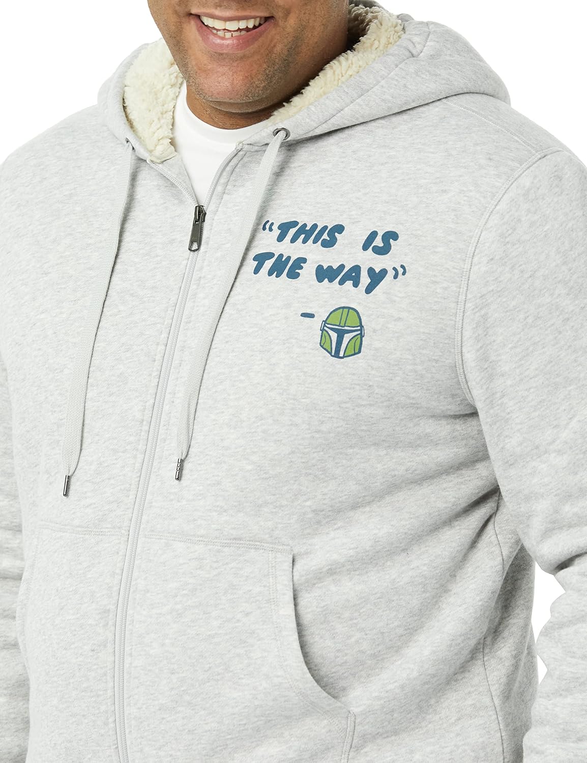 Thumbnail 4 de Amazon Essentials Disney | Marvel | Star Wars Men’s Sherpa-Lined Full-Zip Hoodie Sweatshirt