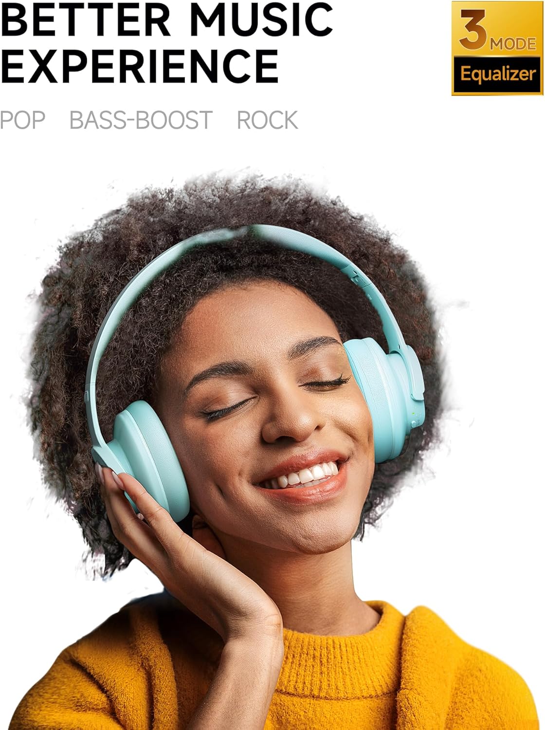 Detalle de Picun B8 Bluetooth Over Ear Headphones review