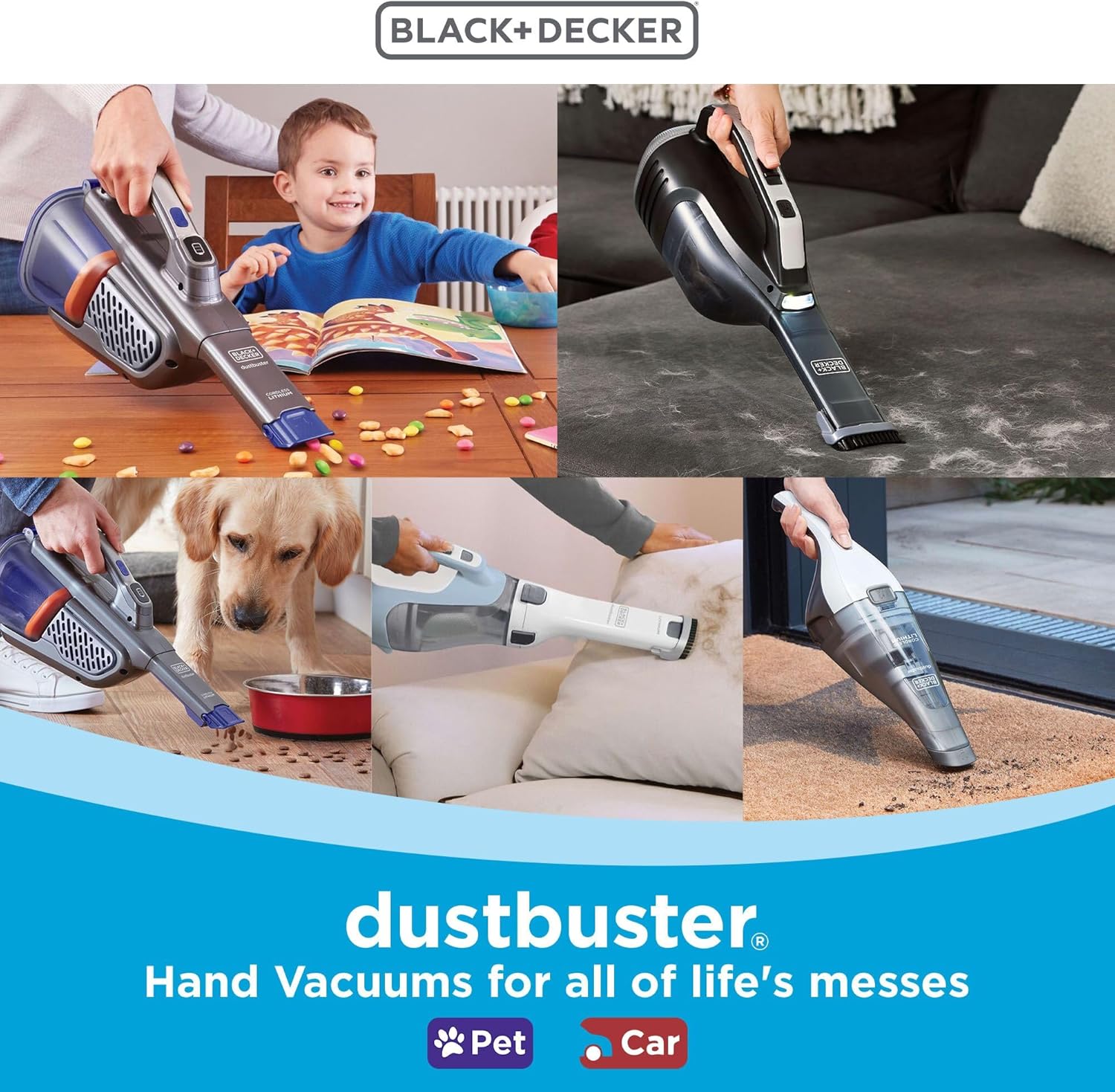 Thumbnail 6 de BLACK+DECKER dustbuster HHVI315JO42 Cordless Handheld Vacuum (Wide Mouth, Rechargeable)
