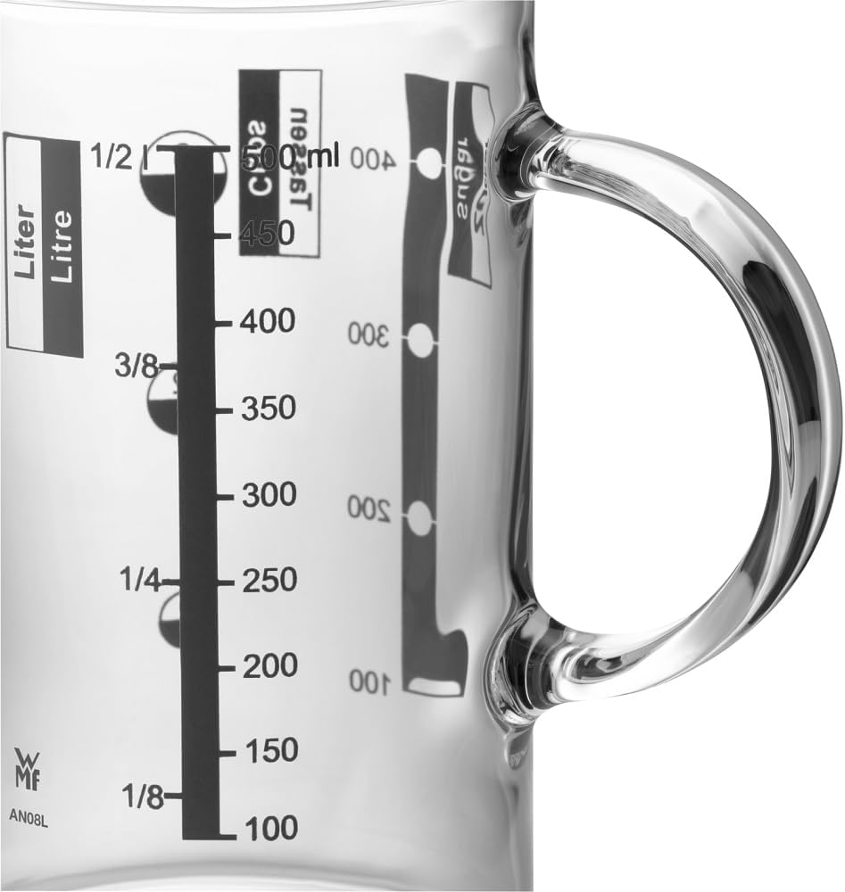Detalle 2 de WMF Gourmet - Vaso Medidor 0.5L de Cristal Calor 🍶