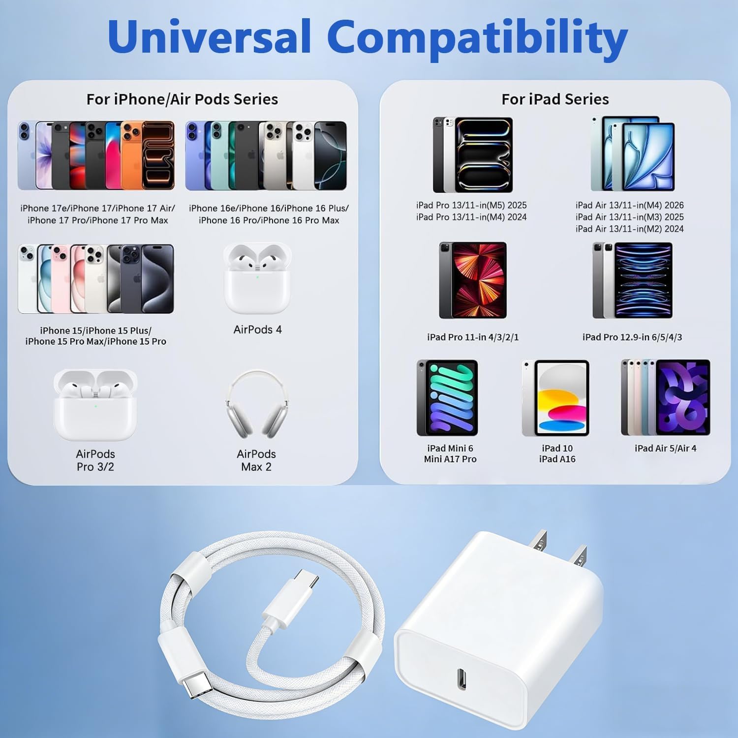 Thumbnail 4 de Apple iPhone 17 Fast Charger 2-Pack 6FT