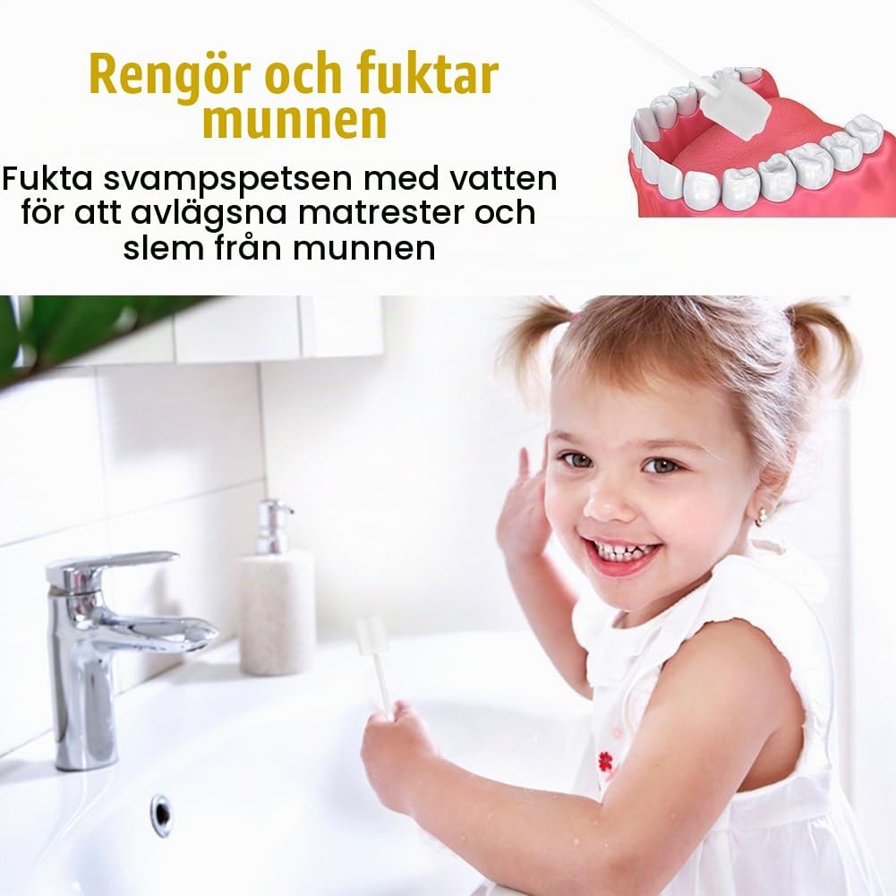 Detalle 1 de ACWOO engångsmunsvampar för munvård, 100-pack med latexfri svamp