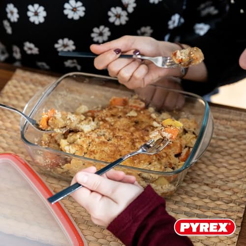 Thumbnail 8 de Pyrex Cook & Heat – Lot de 5 Boîtes en Verre Borosilicate, Couvercles Hermétiques avec Valve vapeur, Made in France