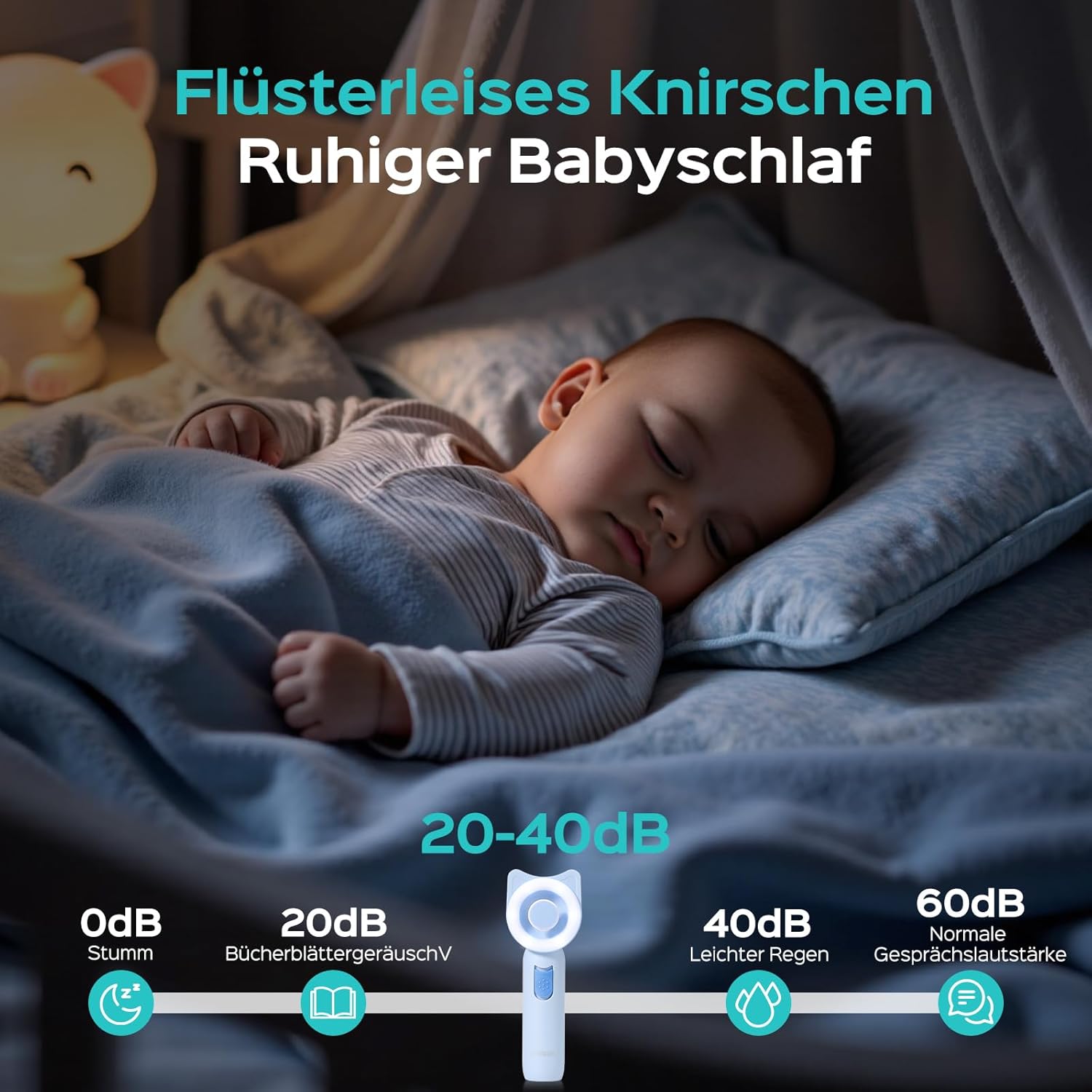 Detalle de COSLUS C50 Baby Nagelpflegeset 16-in-1