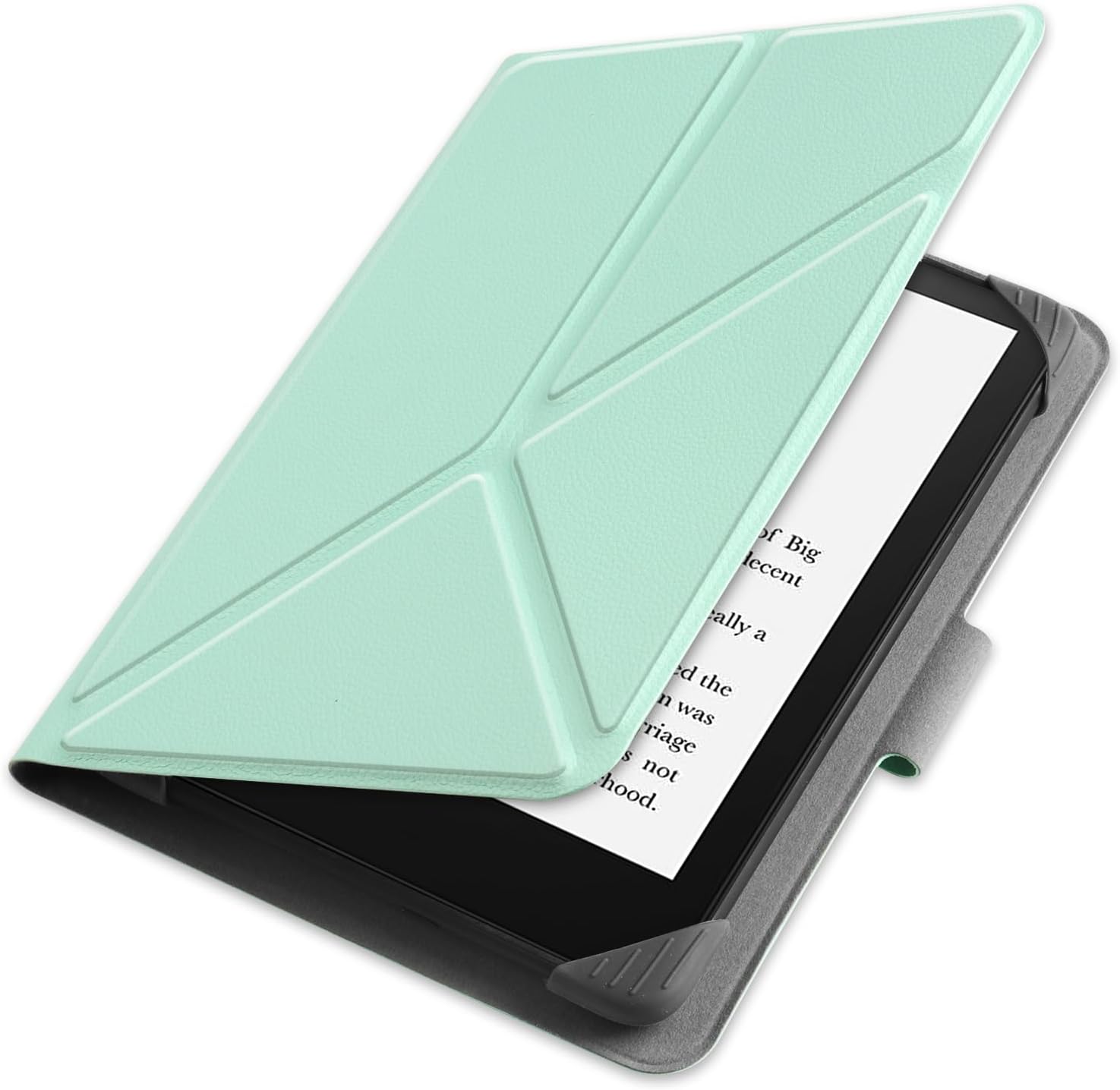 Thumbnail 1 de HGWALP Universal Case for 6.8–7 Inch eReaders (PU Leather, Stand) – Green