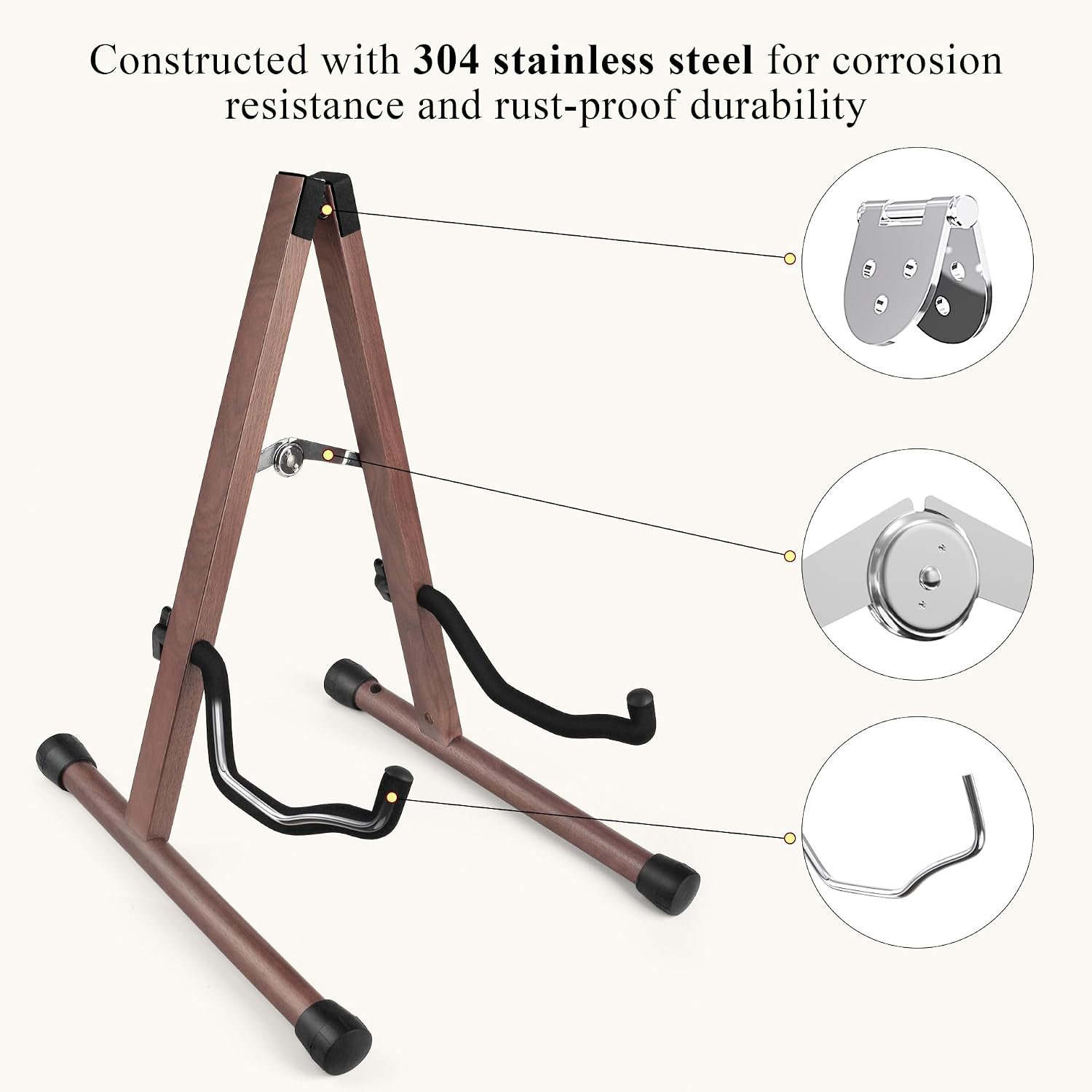 Detalle de DIDA Wooden Guitar Stand, Cello