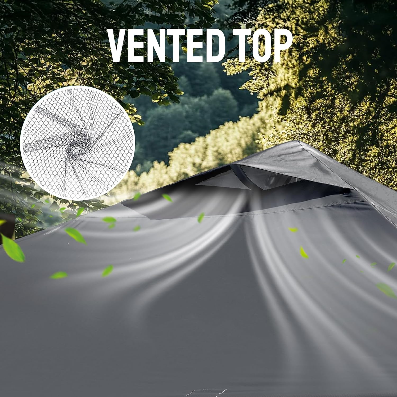 Detalle 1 de CROWN SHADES RS100C 10x10 Pop-Up Canopy with One-Push Setup and UPF 50+ Shade