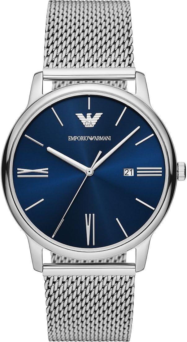 Thumbnail 6 de Emporio Armani Herrenuhr, Quarz 3-Zeiger Datum, 42 mm Gehäuse, Edelstahlband